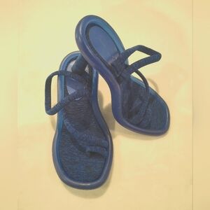 Charles & Keith Navy Heels